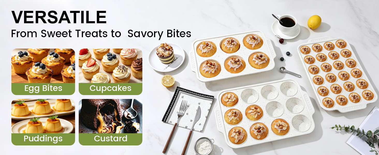 silicone muffin pan for baking