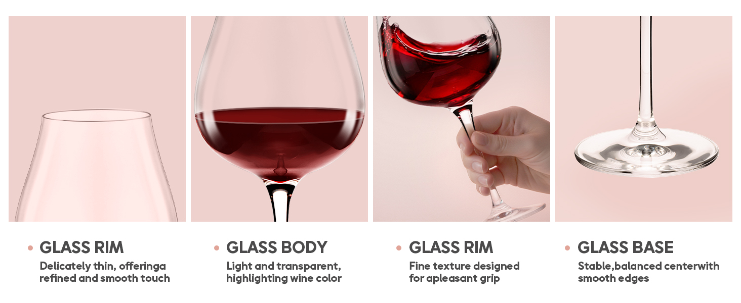 crystal wine glasses