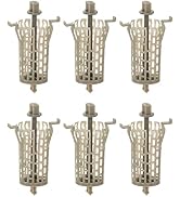 Drain Buddy Ultra Flo - 6 Pack 2 in 1 Bathroom Sink Replacement Basket Drain Hair Catcher with St...