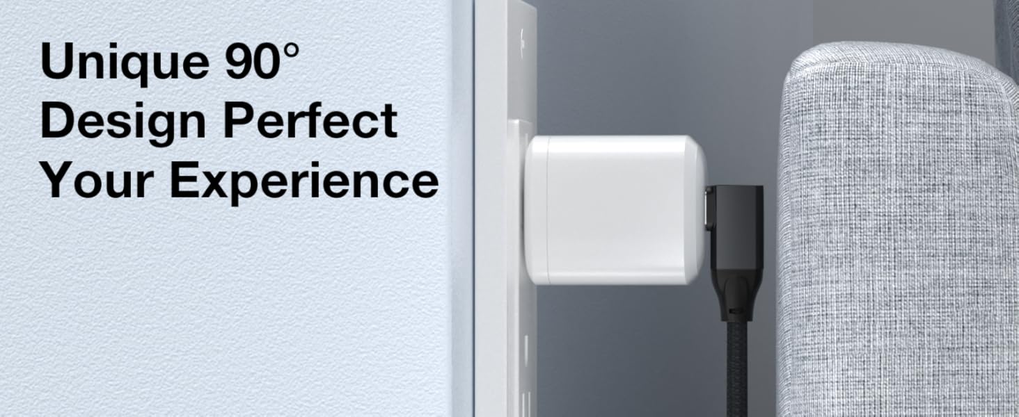 Right-angled USB C Extension Cable 90 Degree USB 3.2 USB C Male to USB C Female Cable