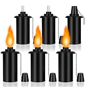 Torch Replacement Canisters, Bamboo Lantern Refillable Torches, Decorative Torch Canister Replace...