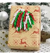 HUIHUANG Christmas Gift Bows Curly Bows for Gift Wrapping Self Adhesive Christmas Bow for Present...