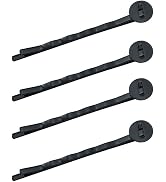 50 Pcs Hair Bobby Pins Hair Clips with Blank Round Tray Hair Pins Hairpin Cabochons Bases Hair St...
