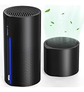 Afloia Air Purifier with Humidifier Combo, 2 in 1 3-Stage Filters for Bedroom Pets Hair Smoker Od...