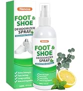 Nanoxa Shoe Deodorizer Spray, 5 fl oz Powerful Foot & Shoe Odor Eliminator, Foot Spray for Smelly...
