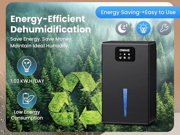 dehumidifier with energy efficient