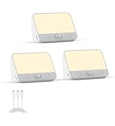Kitloo Motion Sensor Night Light, 2600mAh Battery Operated Stair Lights Indoor, 3 Color Temperatu...