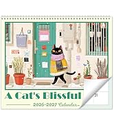 GuassLee Cat Vertical Wall Calendar 2026, 13-Months Art Hanging Wall Calendar Jun. 2026 to Jun. 2...