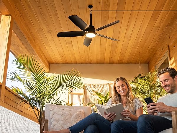 gazebo fans outdoor hanging