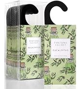 ROSE COTTAGE Large 12 Packs Eucalyptus Hanging Closet Air Freshener Scented Sachets Long Lasting ...