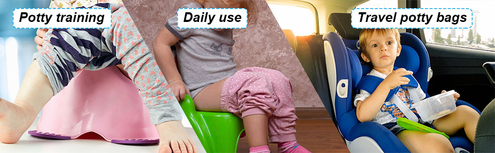 8 travel potty bags