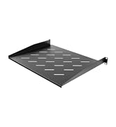 TECHTOO Rack Shelf Vented Cantilever Universal Shelves - 13.7" Deep for 19” Equipment Carbinet Tr...