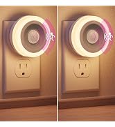 Briignite Motion Sensor Night Light, Night Lights Plug into Wall, Auto On/Off Motion Activation N...