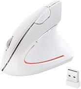 MICOGIMI Wireless Ergonomic Mouse,2.4G USB Wireless Vertical Mouse,Adjustable DPI(800/1200/1600),...