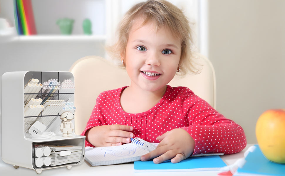 pen holder with drawer