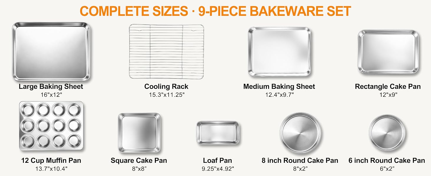9 Piece Compact Size
