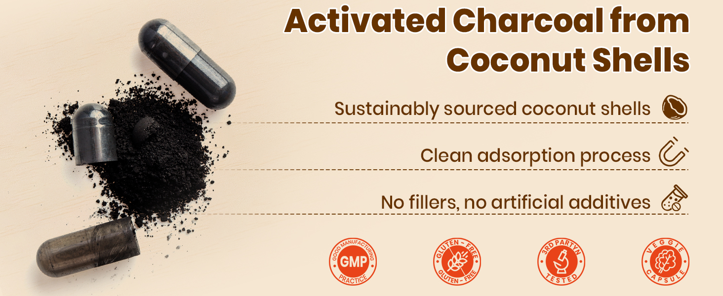 charcoal pills for stomach