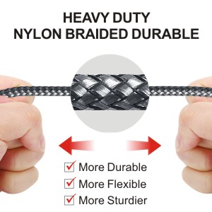 Durable Nylon Braided Cable