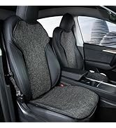 TOPABYTE Front Car Seat Covers Custom Fit for Tesla Model Y Model S Model 3 Model X 2017-2025 Bre...
