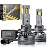 Ligrel 9006/HB4 Fog Light Bulbs – 13,000 Lumens Super Bright 6500K Cool White, IP68 Waterproof, P...