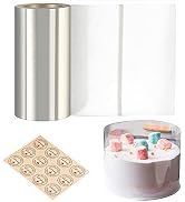 Cyimi Cake Collars 6 x 394inch, Transparent Cake Rolls, Acetate Cake Collars, Mousse Cake Clear A...