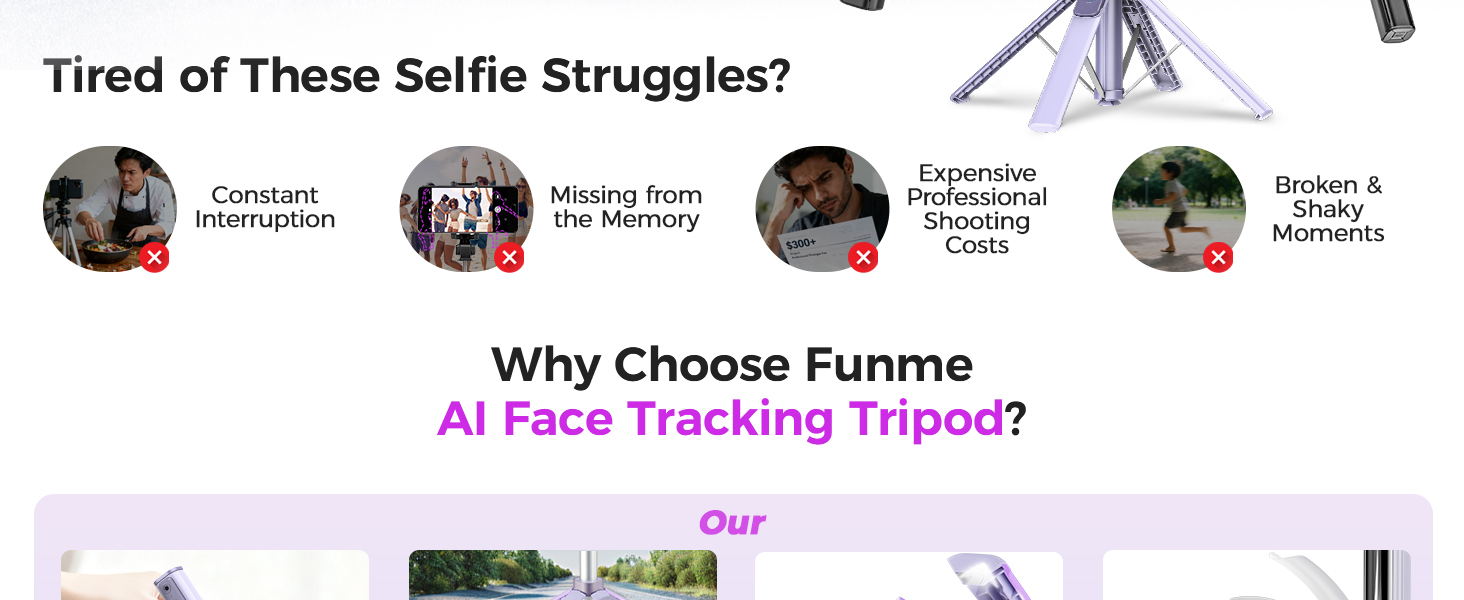 Auto Face Tracking Tripod