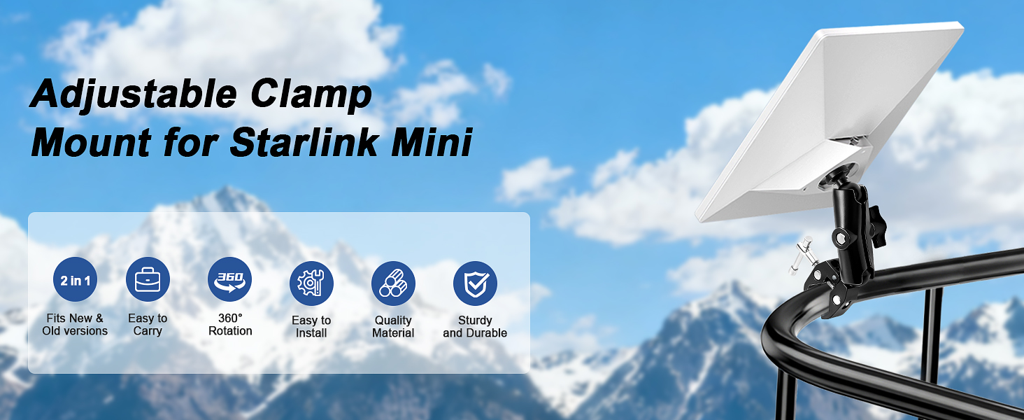 starlink mini rv ladder mount