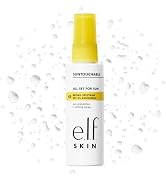 e.l.f. SKIN All Set For Sun SPF 45 Setting Spray, Clear Makeup Setting Mist + Sunscreen, Weightle...