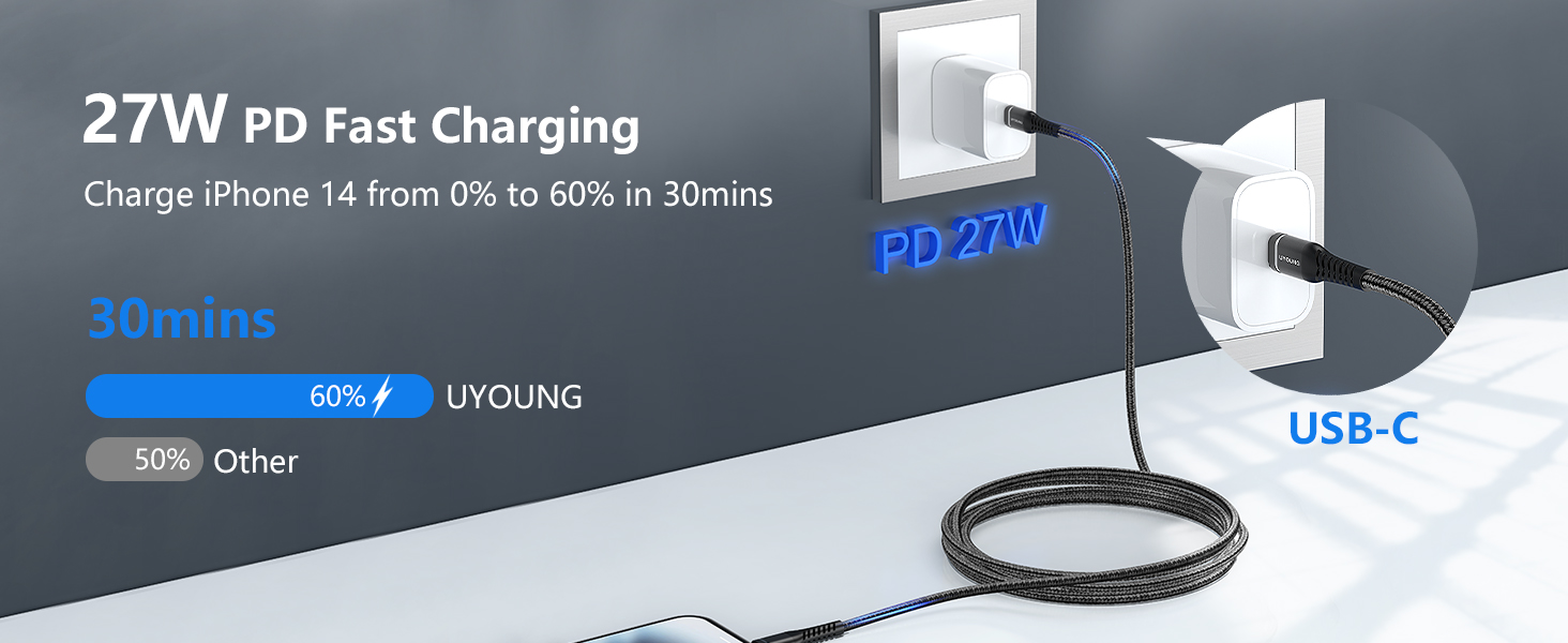 iphone charger usb c to lightning -1