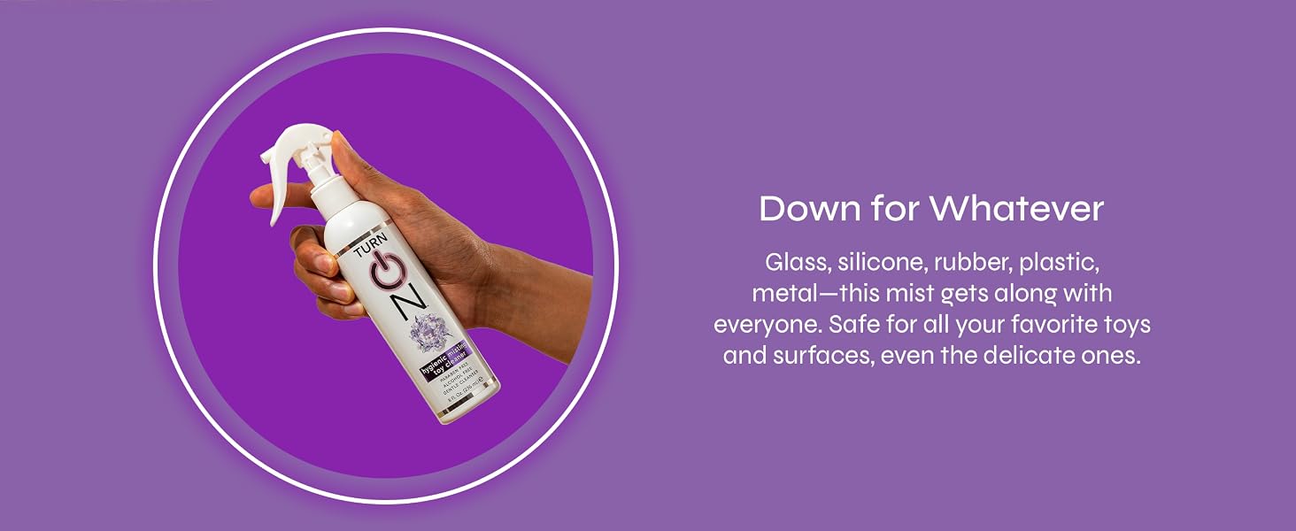 Turn On Misting Toy Cleaner