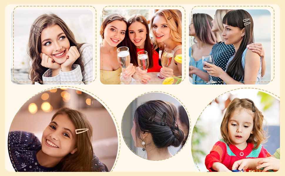 Snap Hair Clips