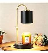 CASTLELIFE Dimmable Candle Warmer Lamp with Timer, Height Adjustable Candle Warmer for Jar Candle...
