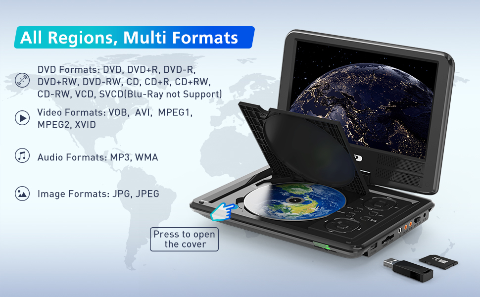 portable dvd player with screen