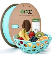 OVV3D PLA+ Food Safe Filament 1.75mm 1kg for 3D Printing, Sky Blue Food Grade 3D Printer Filament...