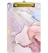 Hongri Small Plastic Clipboard, Fashion Design A5 Size Memo Clipboards for Students, Kid, Women, ...