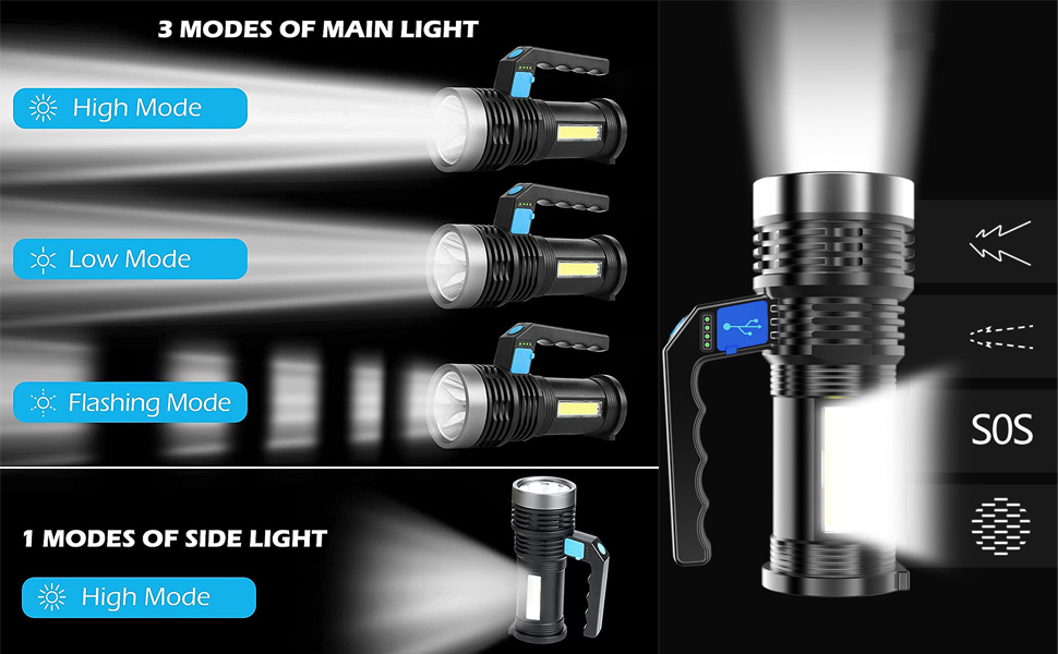 camping lantern flash lights for emergency bright flashlight camping light flashlights high lumens