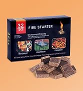 HGD Fire Starter, Natural Fire Starters for BBQ, Campfire, Fireplace, Charcoal, Wood Stove, Chimn...