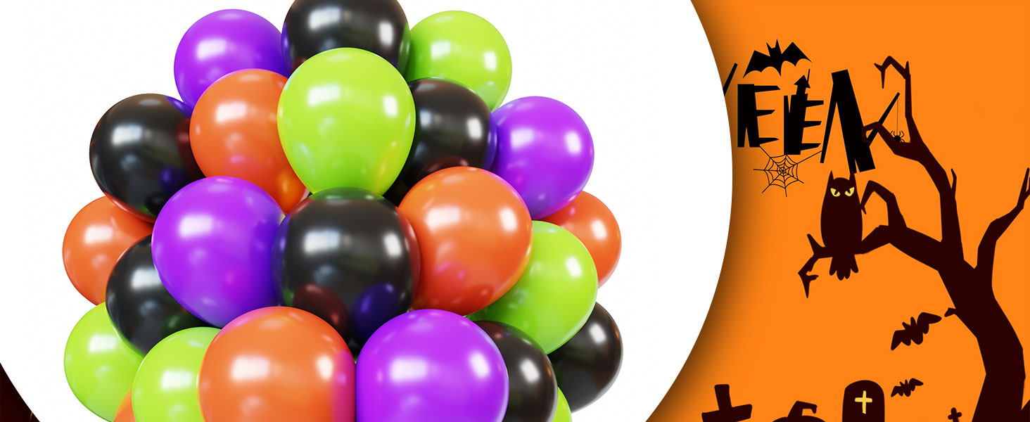 Halloween balloons