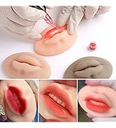 Charme Princesse 3D Practice Silicone Lips Skin Permanent Makeup Practice Lips for Tattooing Arti...