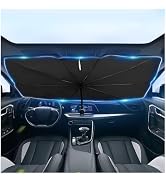 Car Windshield Sun Shade,Nano 5-Layer Foldable Car Shade Umbrella,Universal Portable Windshield C...