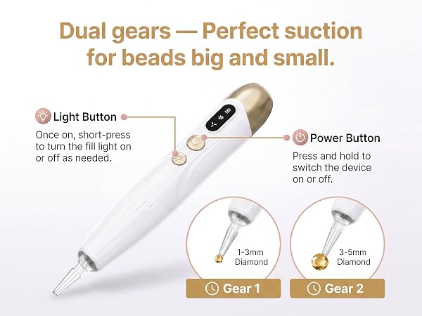 Electric Diamond Art Pens with Light