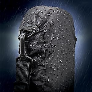 Compact Camera Bag by USA Gear with Rain Cover and Shoulder Sling Strap