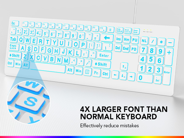 large print keyboard