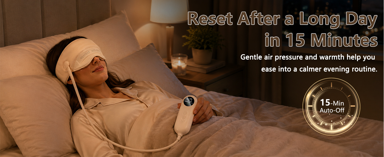 15 minute head massager for evening relaxation after a long day