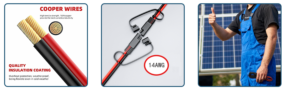 SAE Extension Cable 14AWG