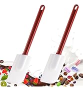 Flexible Rubber Spatulas, Silicone Spatula Set, Soft Rubber Spatula Scraper 9.5 Inches, Commercia...