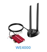 Cudy New AX5400 WiFi 6E PCIe Card, Bluetooth 5.2 PCIe Adapter, AX210 Inside,Tri Band Wireless Ada...