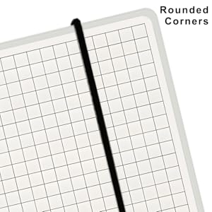 8.5x11 Notebok Graph Grid Paper Notebooks 160 Pages 120 GSM Thick Paper