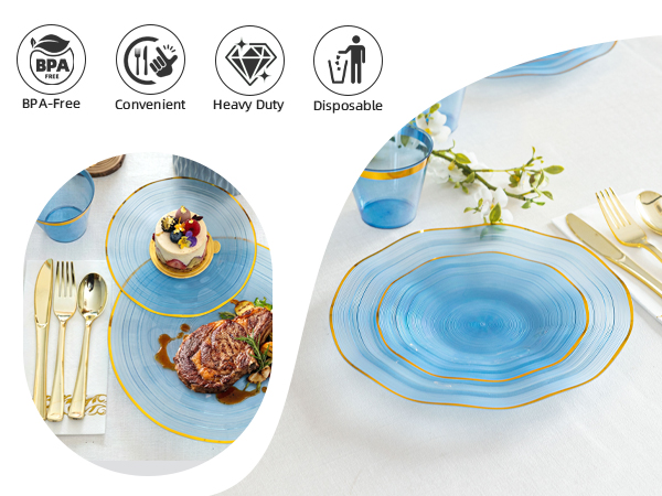 plastic plates sets