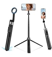 SonixForce Automatic Phone Tripod, 67’’ Auto-Deploy Selfie Stick Tripod with Remote - 360° Rotata...